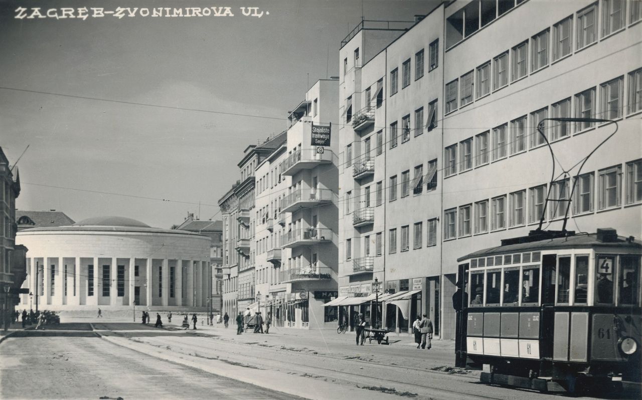 Zvonimirova ulica oko 1940. godine A